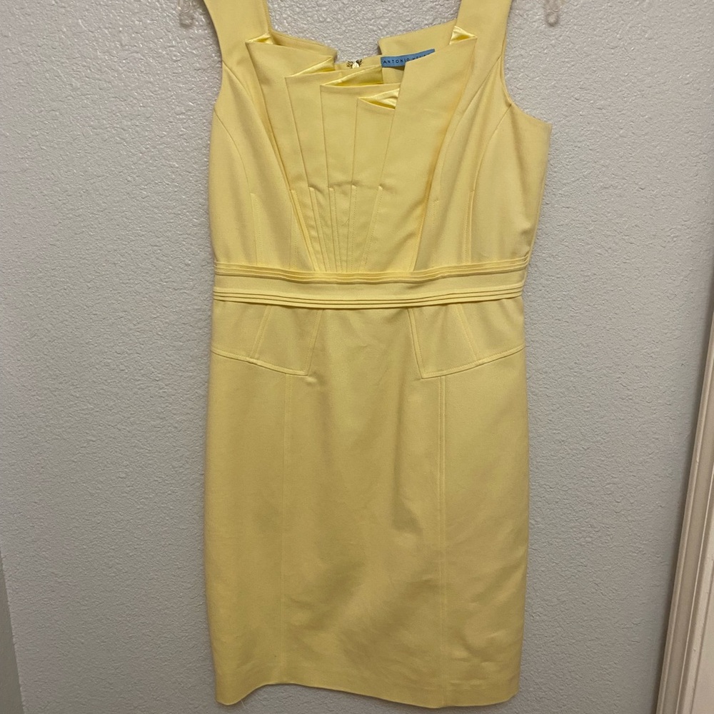 Antonio Melani Size 12  Elegant Yellow Dress